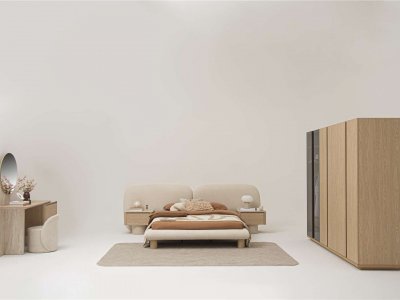 Dukha Ahşap Yatak Odası