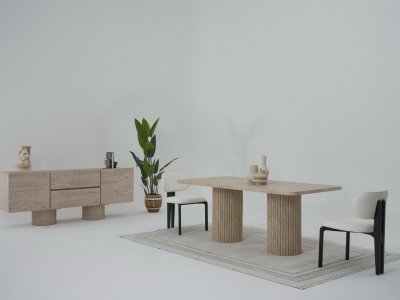 Traverten Yemek Odası